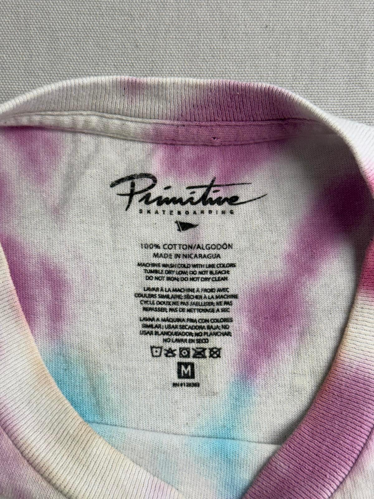 Primitive Skateboard Tee - Primitive Tie Dye Tee - M