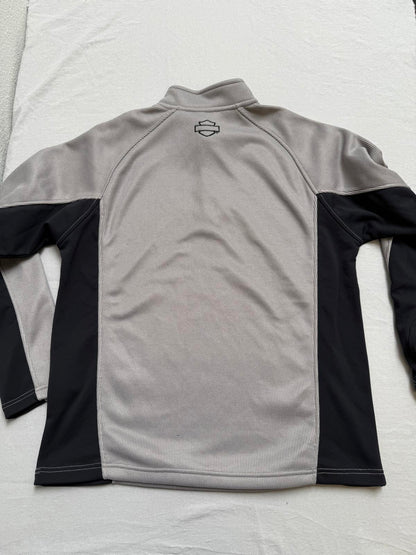 Harley Davidson Quarter Zip 1903 Grey Jacket - L
