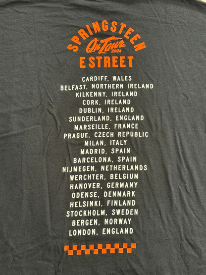 Bruce Springsteen and E Street Band T-shirt On Tour 2024 XL