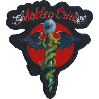 Motley Crue Dr Feelgood Patch New Rock Band Iron-on Embroidered Iron on