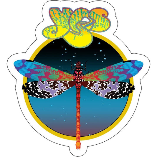 Sticker Yes Dragonfly 4.5x5 C&D Vinyl Decal Stickers