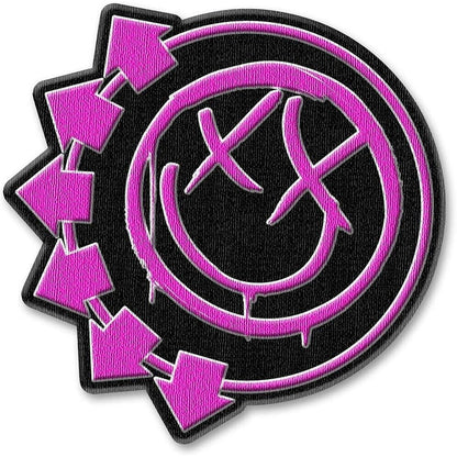 Blink 182 Six Arrow Smile Patch New Rock Band Iron-on Embroidered Iron on