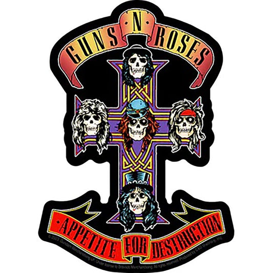 Sticker Guns n Roses AFD 4x5.5 Appetite for Destruction C&D Vinyl Decal Stickers