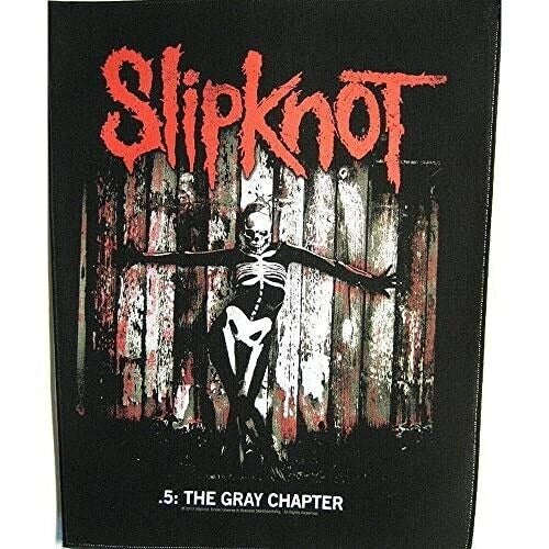 Slipknot Gray Chapter Applique Sew On Patch - Back Jacket Band Patch 14x11