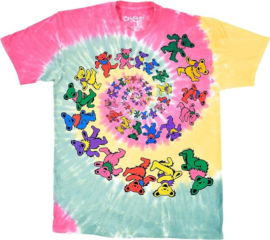 Grateful Dead Dancing Bears Tie Dye T-shirt