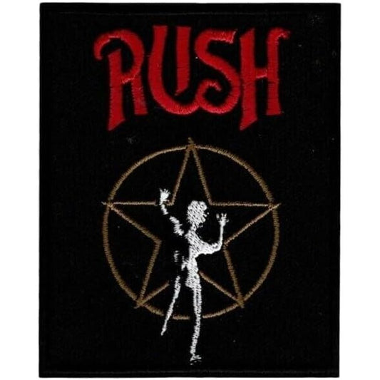 Rush Starman Patch New Rock Band Iron-on Embroidered Iron on