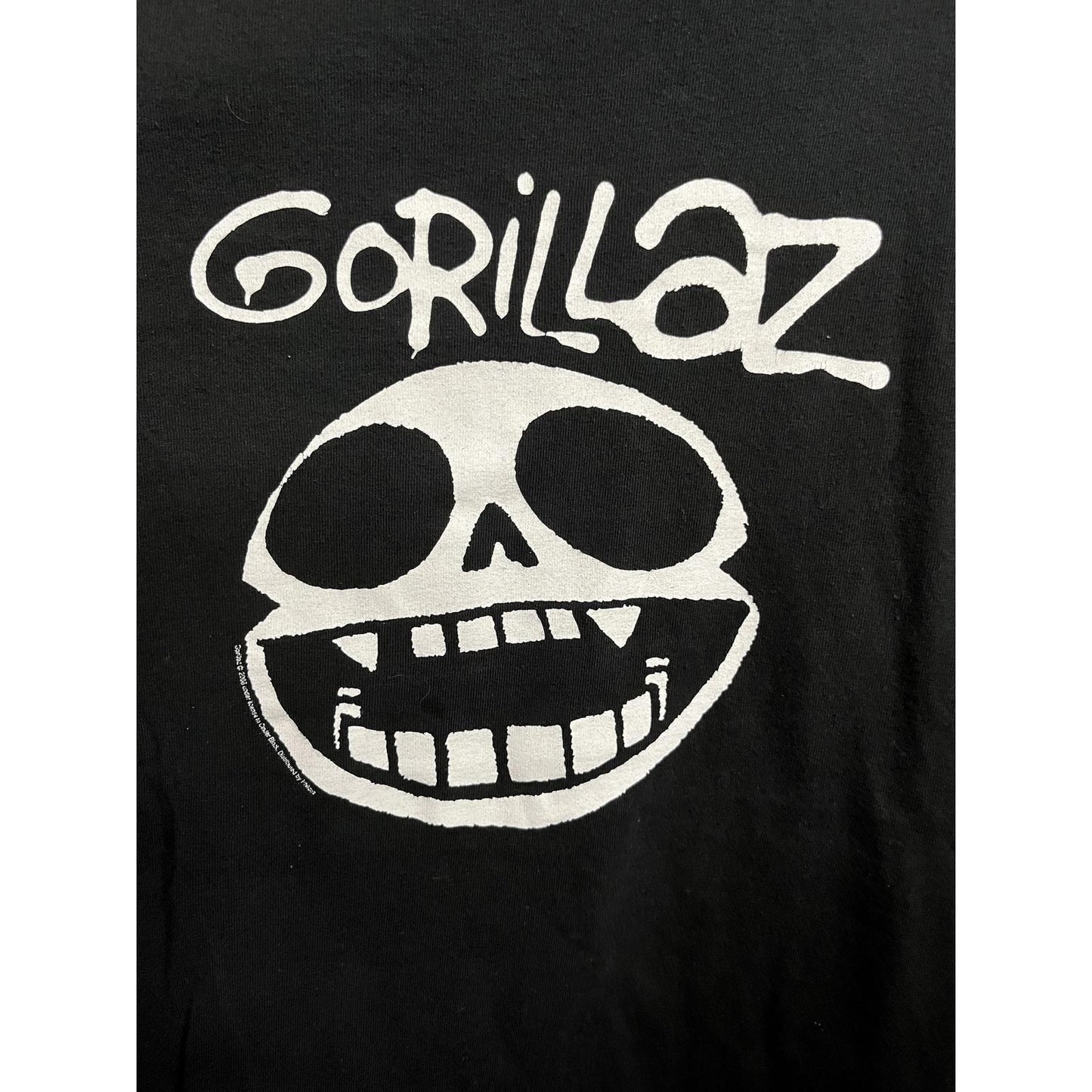 Vintage Gorillaz Band T-shirt - Noodle Skull Shirt - M