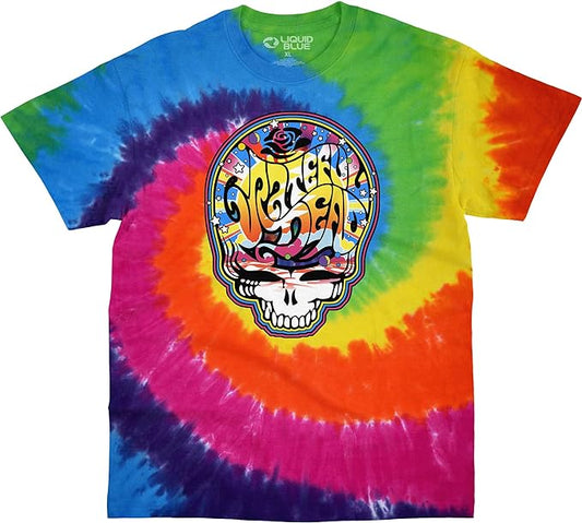 Grateful Dead SYF Steal Your Face Tie Dye T-shirt