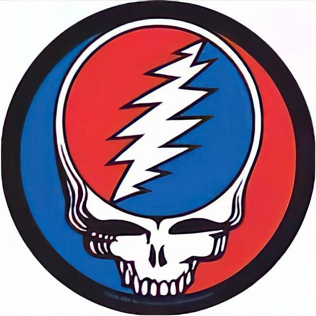 Sticker Grateful Dead SYF 5x5 Steal Your Face- C&D Vinyl Decal Stickers