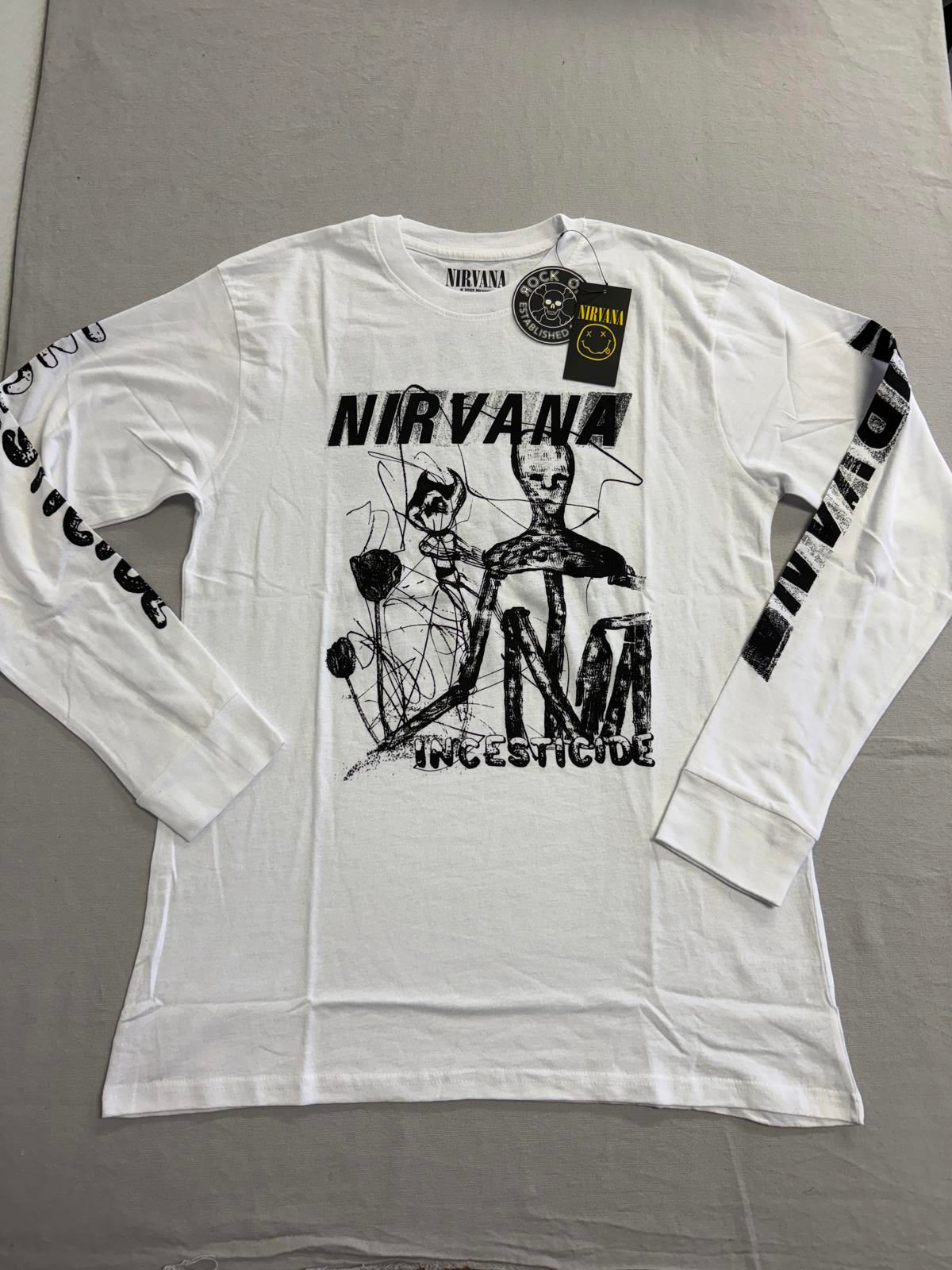 Nirvana Incesticide Long Sleeve - 2 Sided / Sleeve Hits