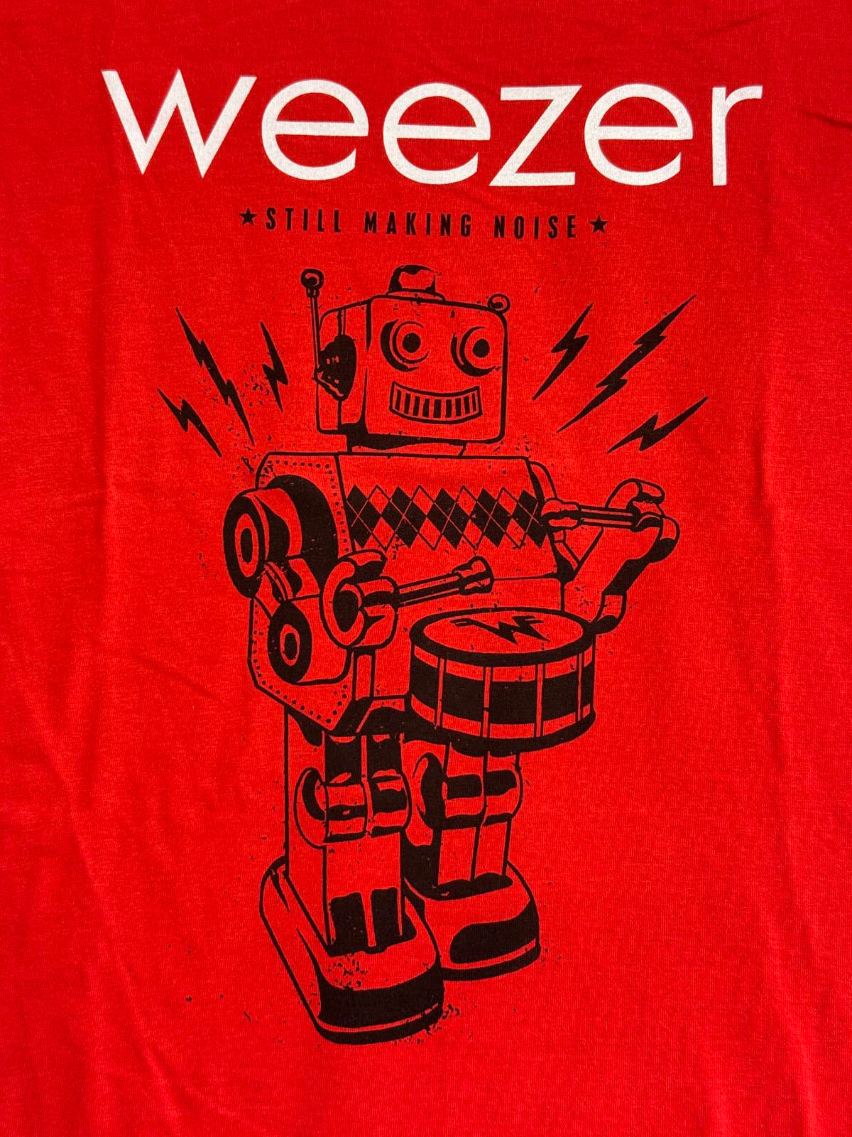 Weezer Drummer Robot T-shirt Still Making Noise Tee - XL