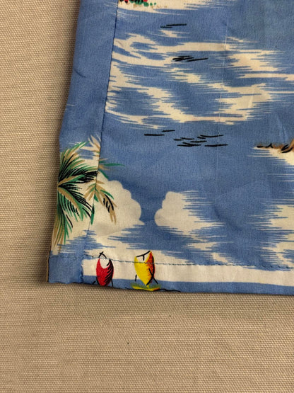 Island Mens Hawaiian Shirt Outrigger Made in Hawaii Shirt XL