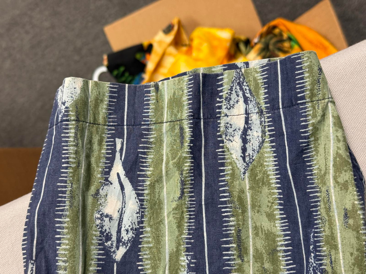 Vintage Woolrich Vertical Conch Shell - Made in Hawaii Shirt