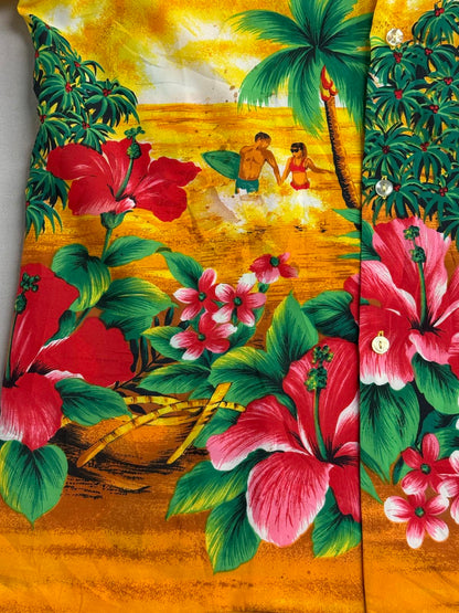 Sand Pebble Mens Hawaiian Shirt Surfing Made in Hawaii Shirt