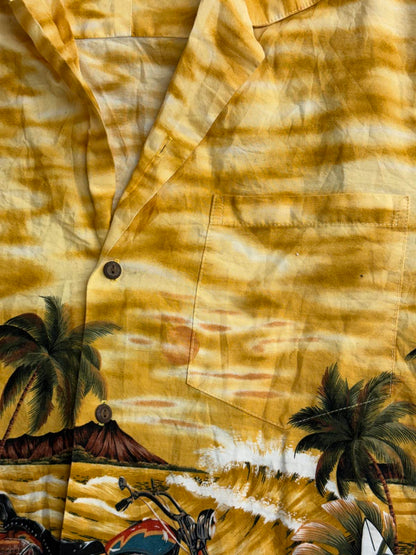 KY's Hawaiian Shirt Mens - Biker / Motorcycle Made in Hawaii