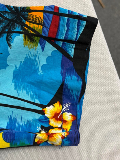 Aloha Republic Mens Hawaiin Sunset Shirt - Made in Hawaii -M