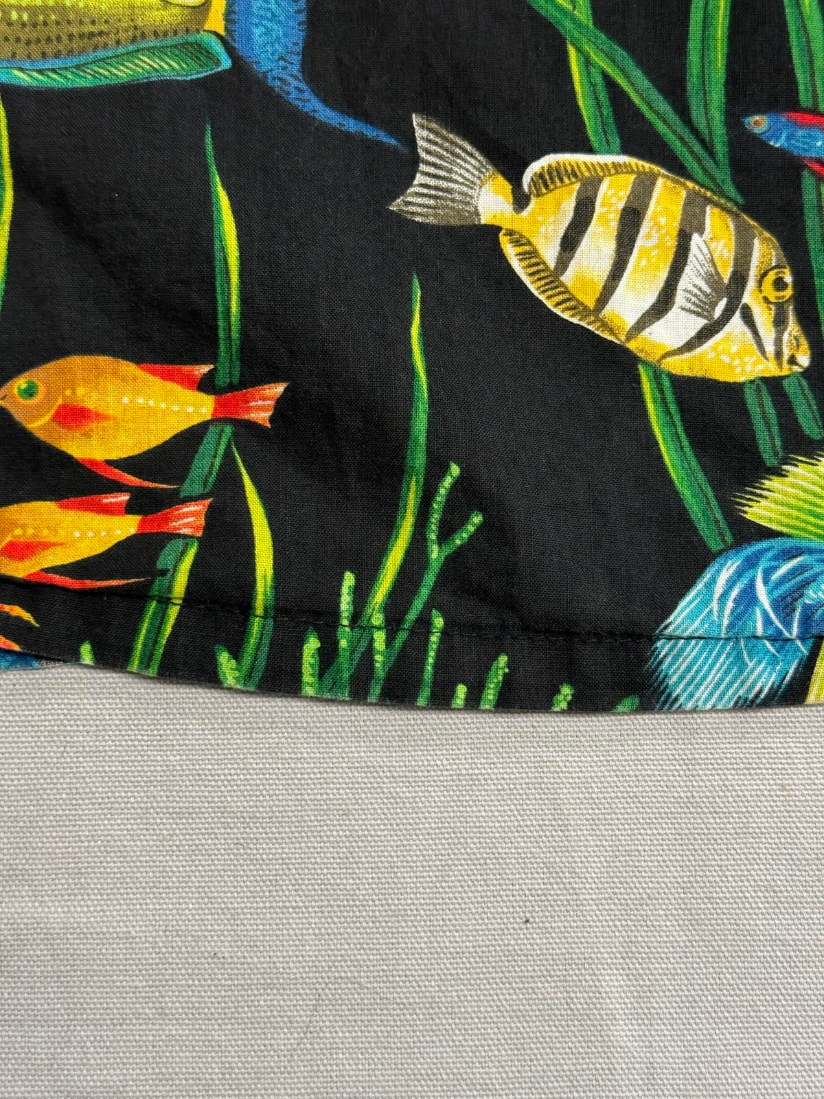 Mens Hawaiian Shirt Scorpio Fish - Made in Hawaii Shirt 3XL