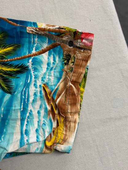 RJC Mens Hawaiian Shirt Hawaiian Islands Made in Hawaii - S