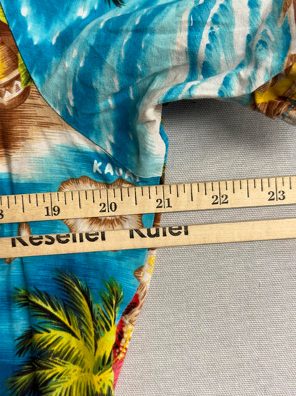 RJC Mens Hawaiian Shirt Hawaiian Islands Made in Hawaii - S