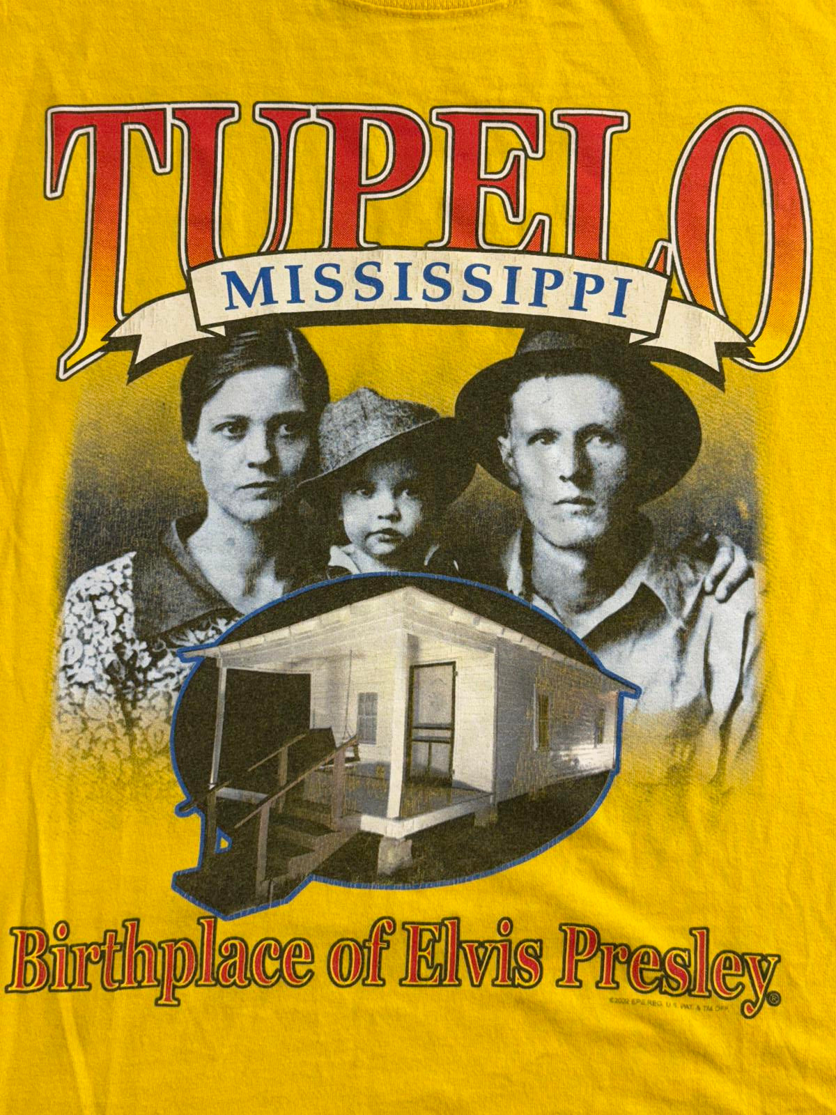 Birthplace of Elvis Presley T-shirt Tupelo Mississippi  - M