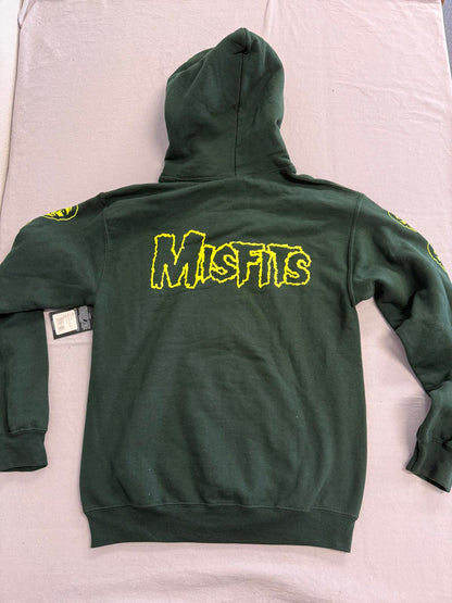 Obey Misfits Fiend Club Hoodie Misfits Skull x Andre Tags -S