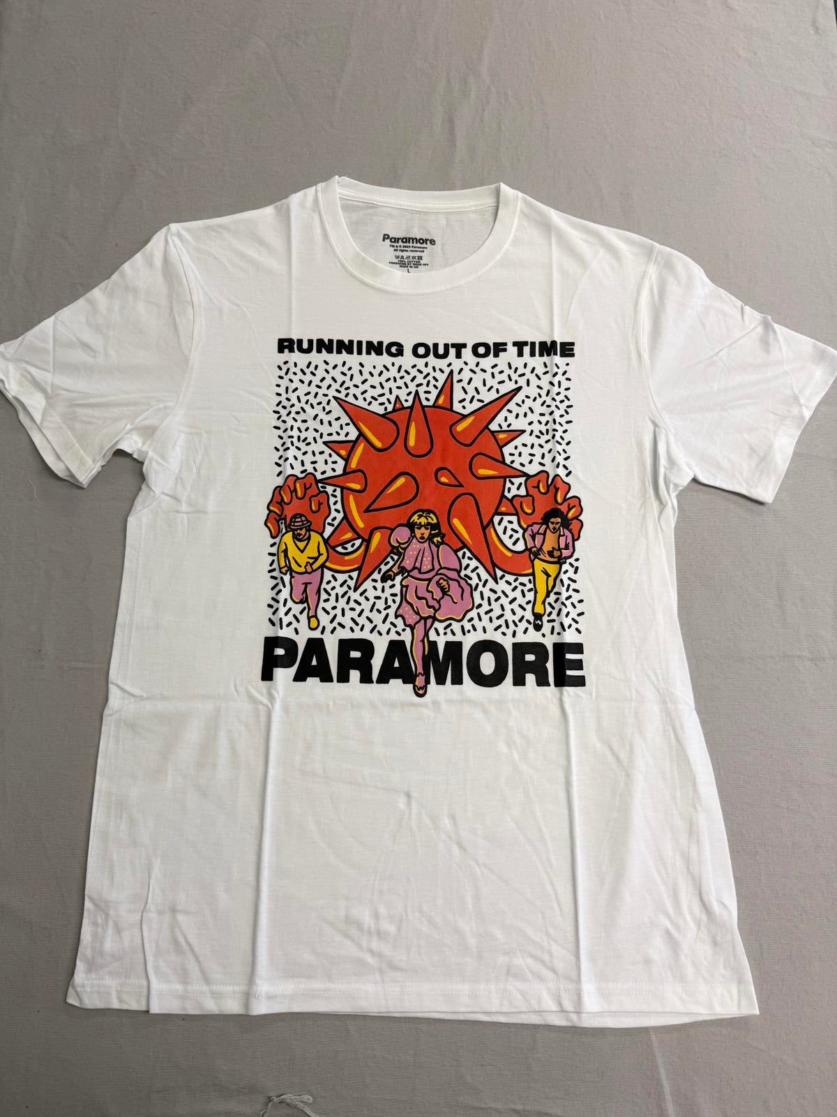 Paramore Band T-shirt - Running Out of Time Album Tee