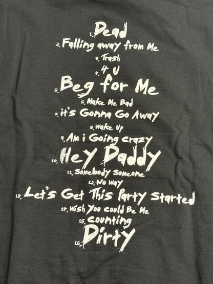 Korn Band Hoodie T-shirt Album Issues Song List - L