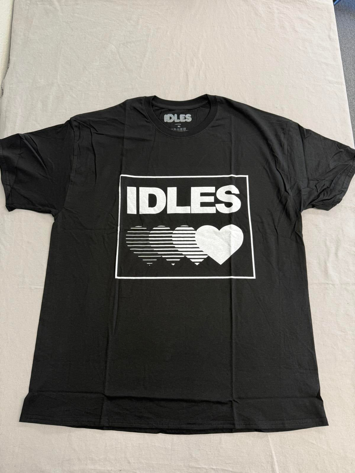Idles Band T-shirt Gradient Heart European Import Tee