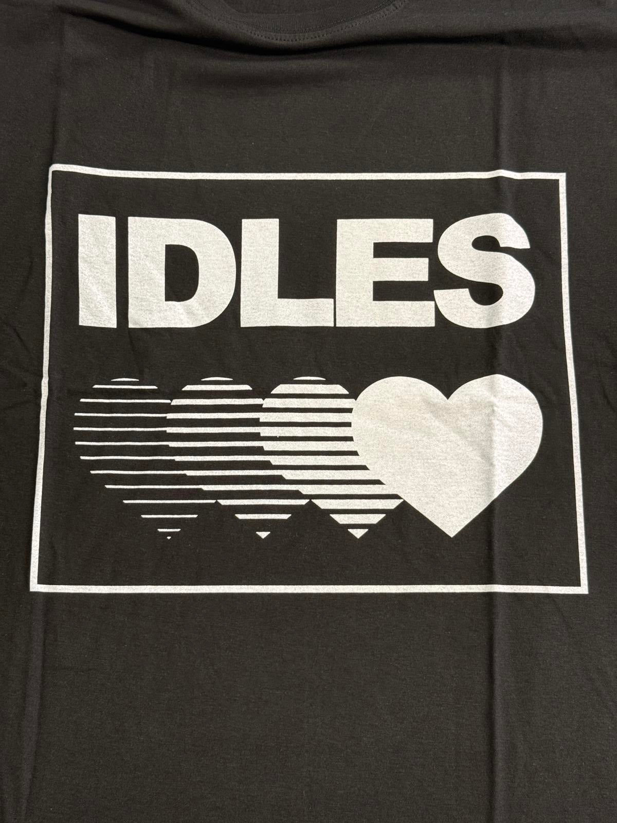 Idles Band T-shirt Gradient Heart European Import Tee