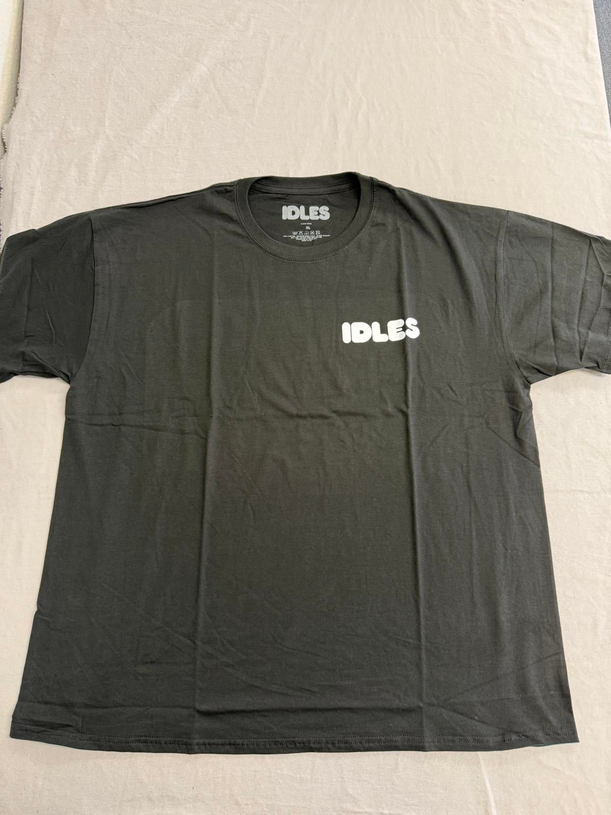 Idles Band T-shirt Fist with Flower Tee on Back Tee