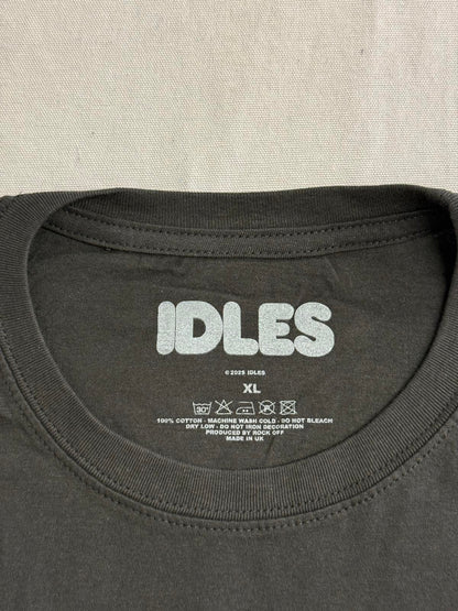 Idles Band T-shirt Fist with Flower Tee on Back Tee