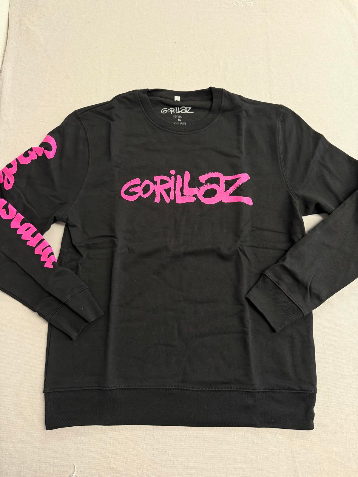 Gorillaz Band Crewneck Logo Cracker Island Sweatshirt LS XL