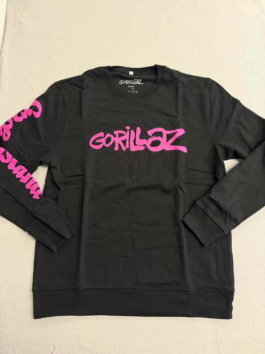 Gorillaz Band Crewneck Logo Cracker Island Sweatshirt LS XL