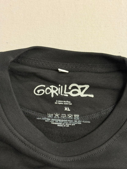 Gorillaz Band Crewneck Logo Cracker Island Sweatshirt LS XL