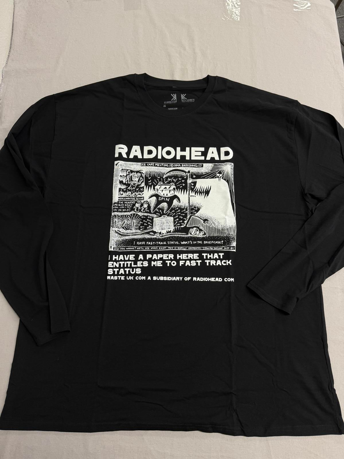 Radiohead Ice Caps Long Sleeve Tee - Radio head Band