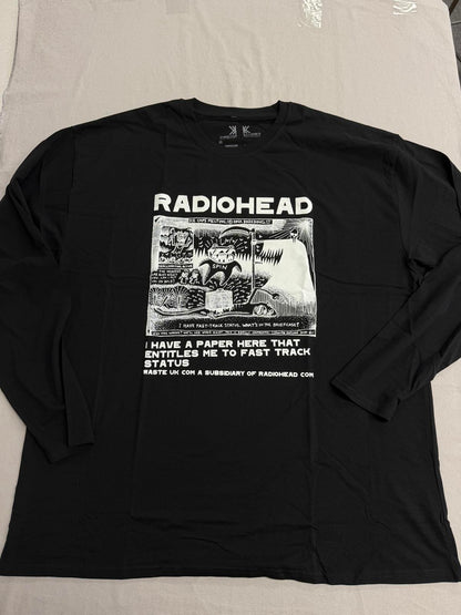 Radiohead Ice Caps Long Sleeve Tee - Radio head Band