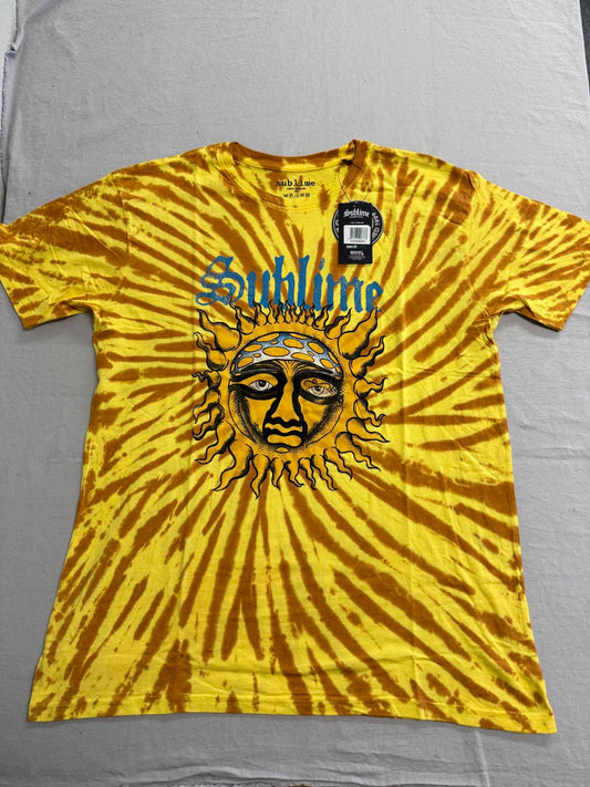 Sublime Sun Tie Dye Band t-shirt 40oz to Freedom Tee