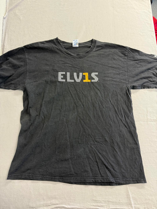 Elvis Presley T-shirt ELV1S Promo Harrahs Quote on Back XL