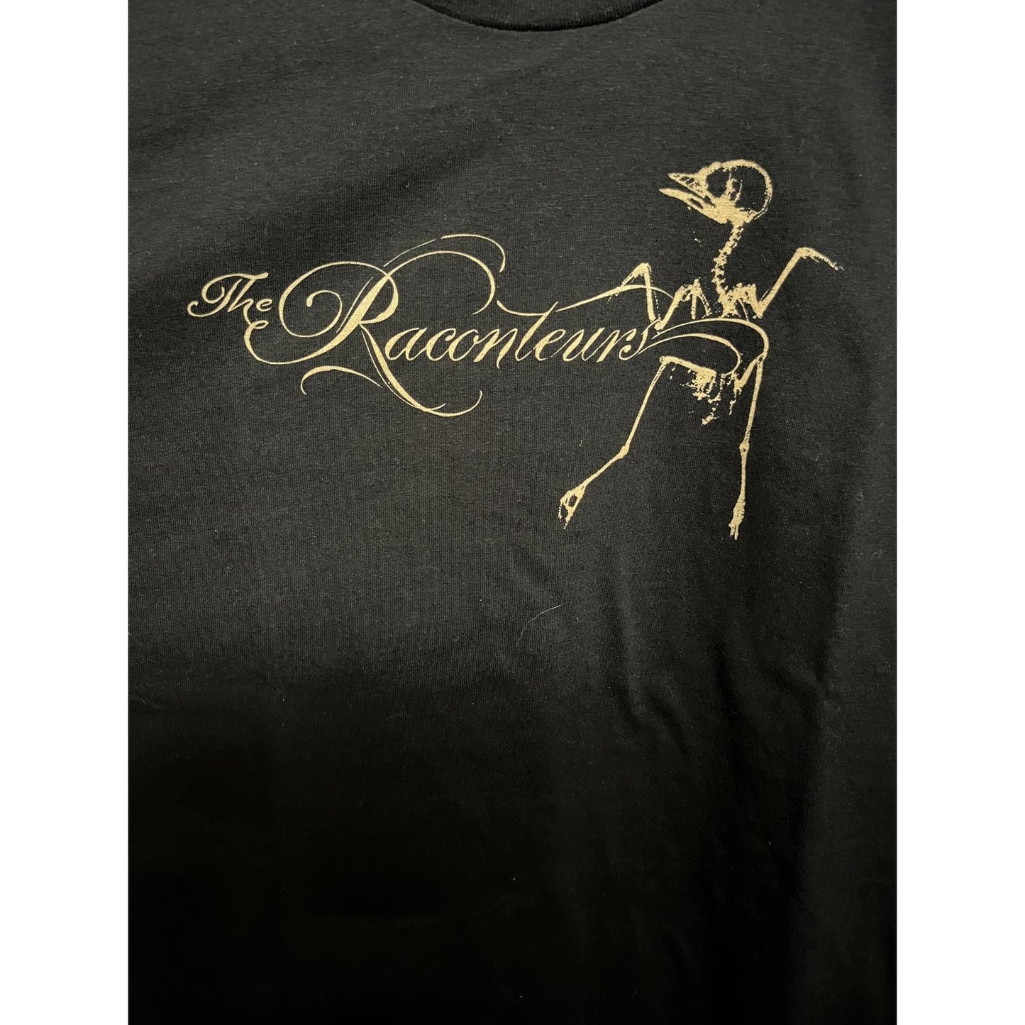 Vtg The Raconteurs Band T-shirt - Bird Skeleton Jack White