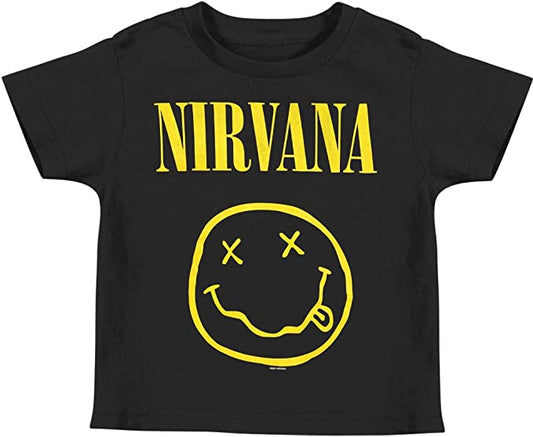 Nirvana Toddler T-shirts - Pink Smile Logo