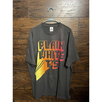 Band Plain White T's - Vintage Plain White T Shirt - XL