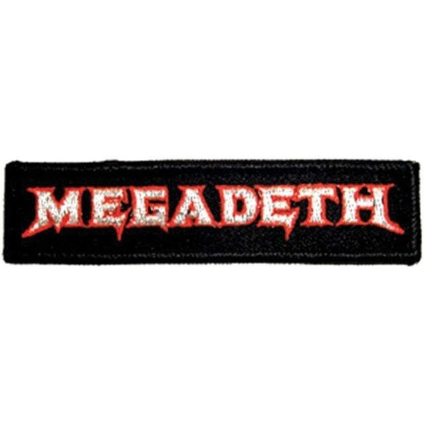 Megadeth Rectangle Patch New Rock Band Iron-on Embroidered Iron on