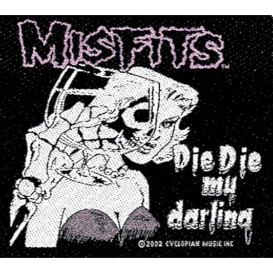 Misfits Die Die my Darling Patch New Rock Band Iron-on Embroidered Iron on