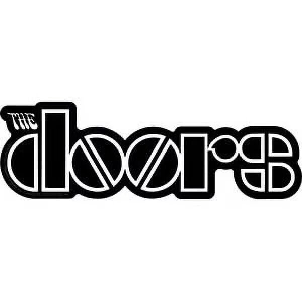 Sticker The Doors Band Logo 6x2- C&D Vinyl Decal Stickers