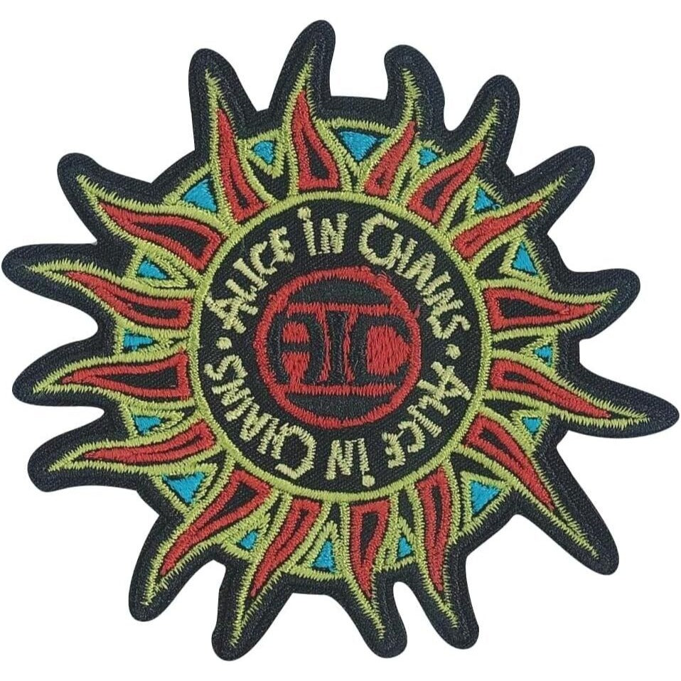 Alice in Chains Sun Patch New Rock Band Iron-on Embroidered Iron on