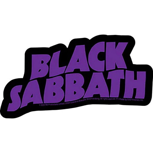 Sticker Black Sabbath Logo 5.5x3 - C&D Vinyl Decal Stickers