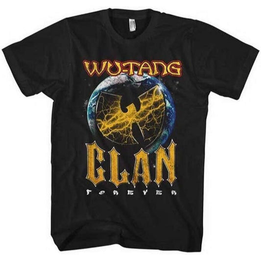 Wu-Tang Clan Forever T-shirt - WuTang Bat Globe Shirt Licensed - New / Official