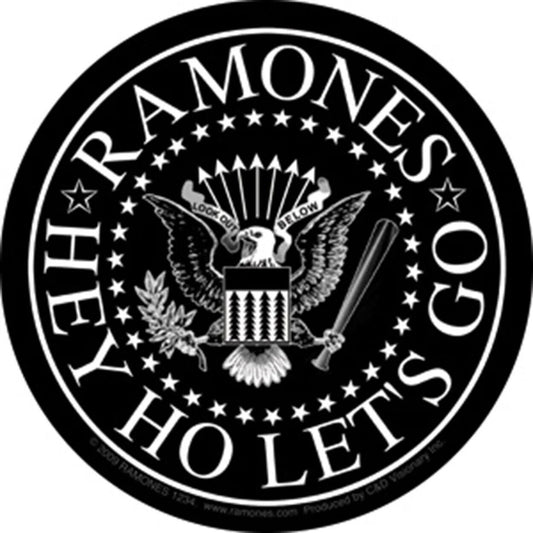 Sticker Ramones Hey Ho Lets Go 4x4 C&D Vinyl Decal Stickers