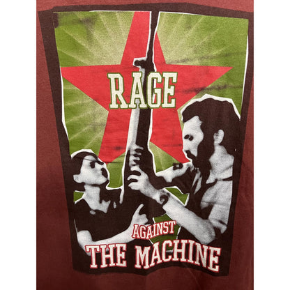 VTG Rage Against the Machine T-shirt RATM Red Star Giant -XL