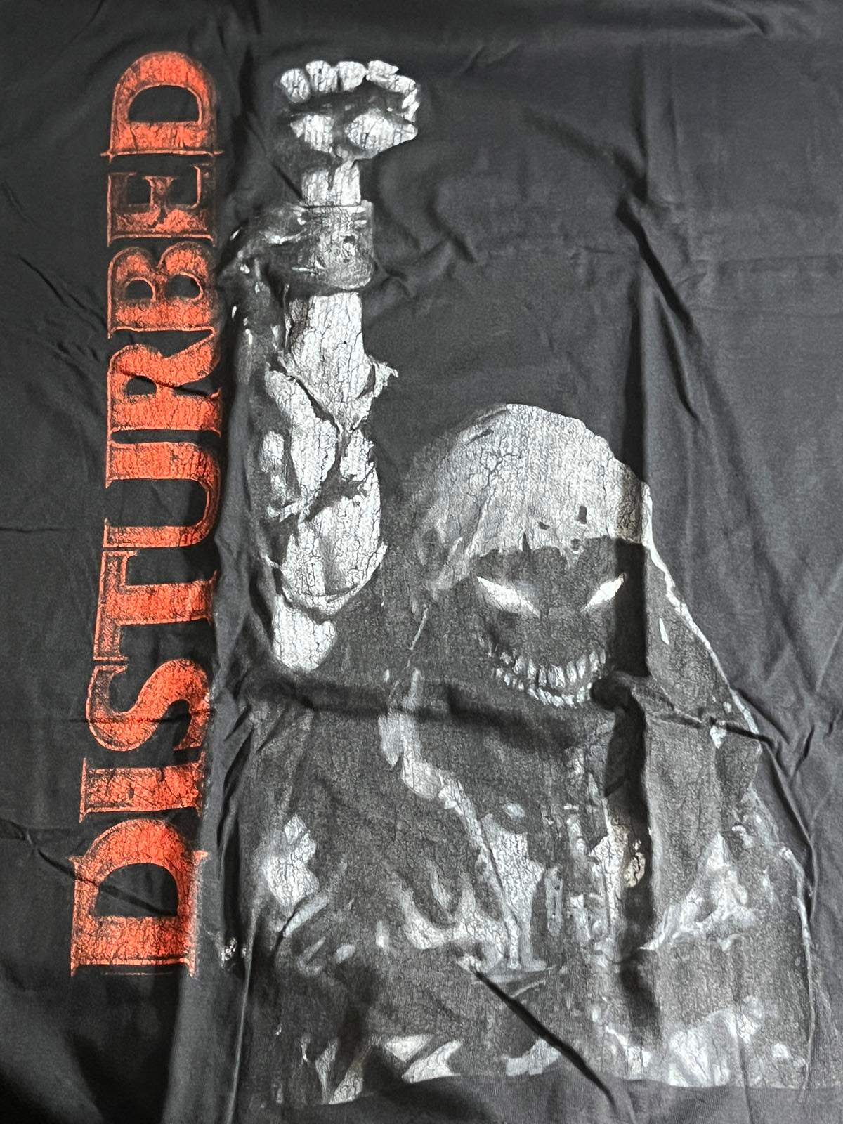 Disturbed Up Your Fist T-shirt - Red Disturbed Shirt - XL